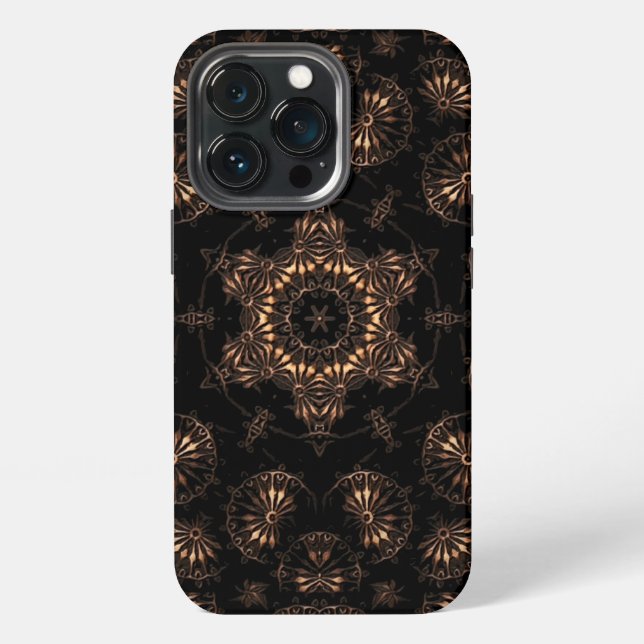 Bronze Age Mandala iPhone Hülle (Hinten)