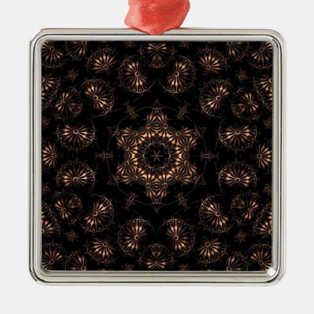 Bronze Age Mandala Ornament Aus Metall (Vorne)
