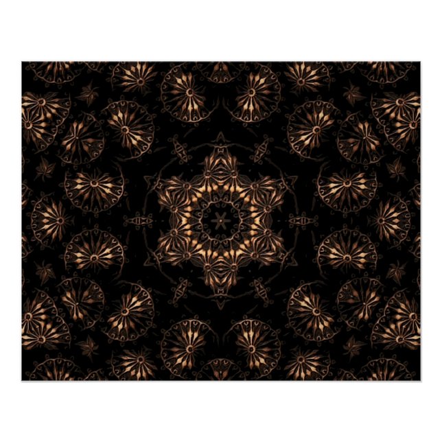 Bronze Age Mandala Poster (Vorderseite)