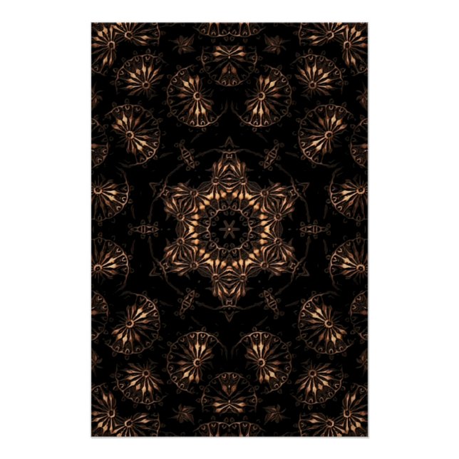 Bronze Age Mandala Poster (Vorderseite)
