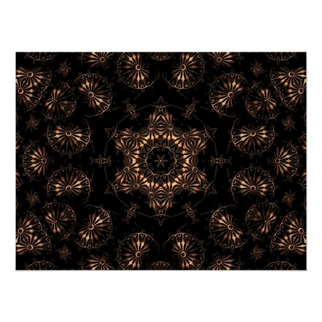 Bronze Age Mandala Poster (Vorderseite)