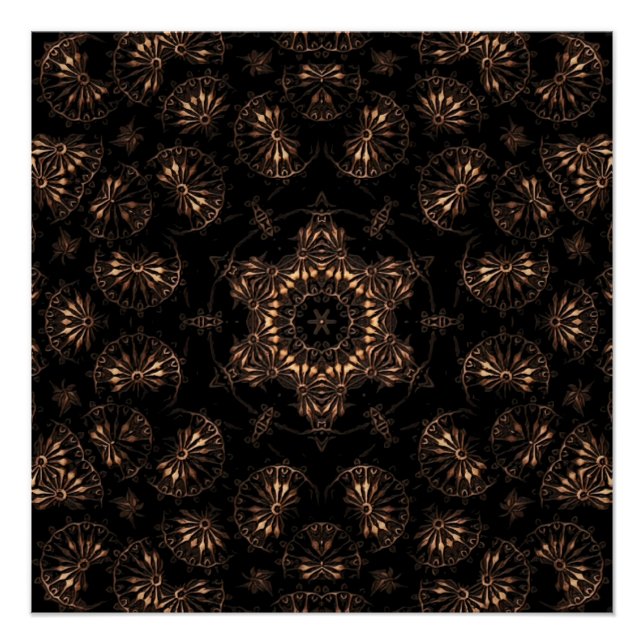 Bronze Age Mandala Poster (Vorderseite)