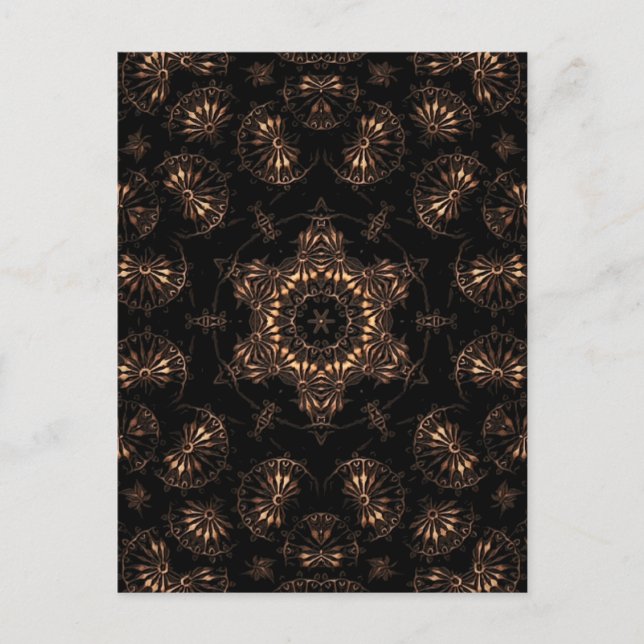 Bronze Age Mandala Postkarte (Vorderseite)