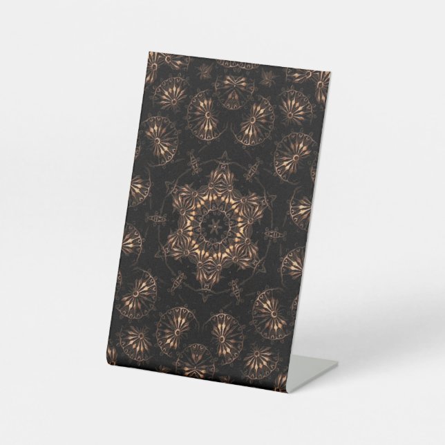 Bronze Age Mandala Sockelschild (Vorderseite)
