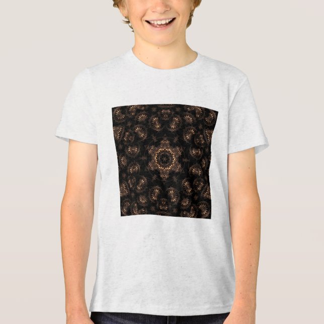 Bronze Age Mandala Tri-Blend Shirt (Vorderseite)