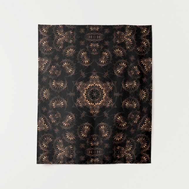 Bronze Age Mandala Wandteppich (Vorderseite)