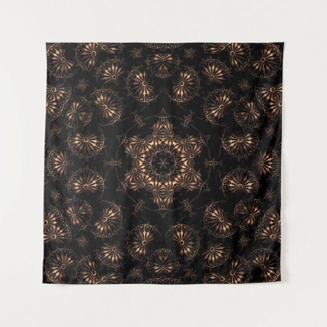 Bronze Age Mandala Wandteppich (Vorderseite)