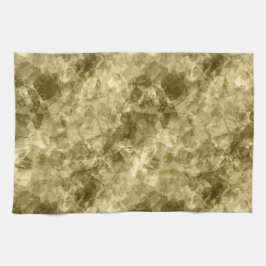 Bronze Crumpled Textur Geschirrtuch