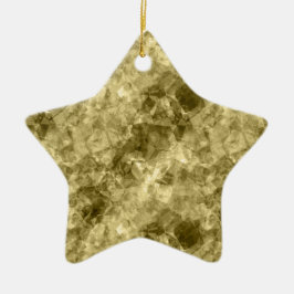 Bronze Crumpled Textur Keramik Ornament