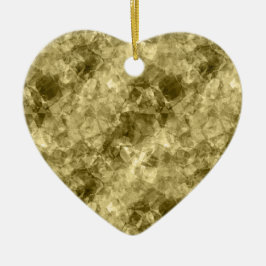 Bronze Crumpled Textur Keramikornament