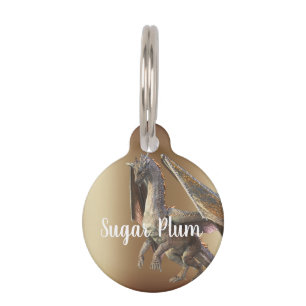 Bronze Drachen-Haustier Hund Katze Lost Id Haustiermarke