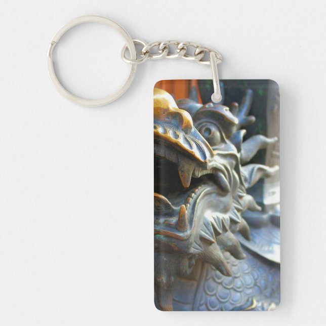 Bronze Dragon-Yu Market-Shanghai, China Key Chain Schlüsselanhänger (Vorderseite)
