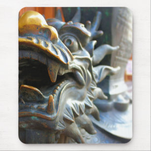 Bronze Dragon - Yu Market - Shanghai, China Mousepad