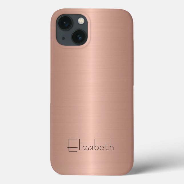 Bronze-Edelstahlmetall Case-Mate iPhone Hülle (Rückseite)