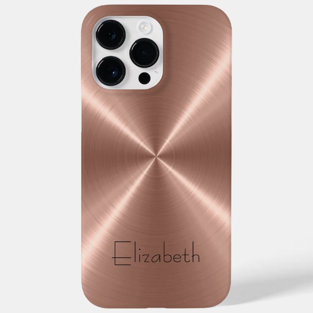 Bronze-Edelstahlmetall Case-Mate iPhone Hülle (Rückseite)