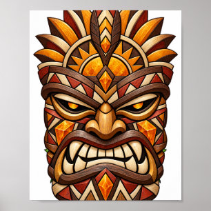 Bronze-Ember-Maske Poster