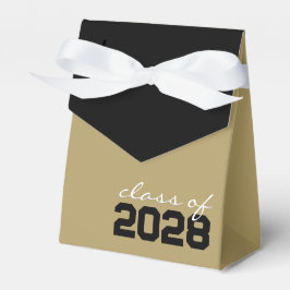 Bronze Gold & Black Abschluss Gefälligkeitsboxen Geschenkschachtel