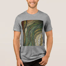 "Bronze-Grüne Seidenernte" von Männern