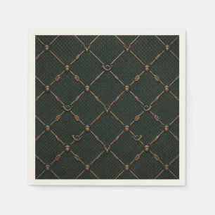 Bronze-Jagdemblem Serviette