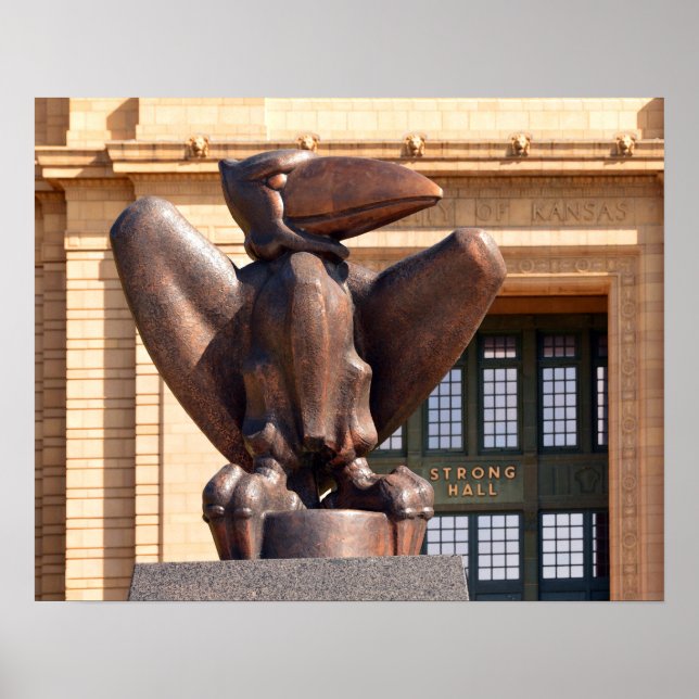 Bronze Jayhawk Poster (Vorne)