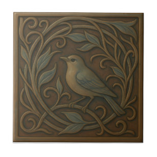 Bronze Kolibri Keramikfliese