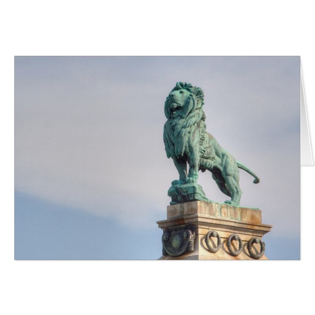 Bronze Lion Statue (Vorderseite (Horizontal))