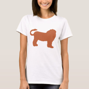 Bronze-Löwe-Zodiak-Design für selbstbewusste Leo-E T-Shirt