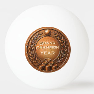 Bronze-Medaille Beer-Pong-Turnier-Meisterschaft Tischtennisball
