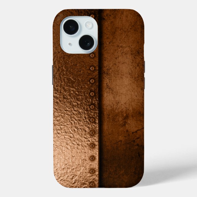 Bronze Metallic iPhone/iPad Gehäuse Case-Mate iPhone Hülle (Rückseite)