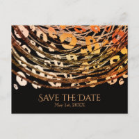 Bronze Orange Cheetah Animal Print Exotic Print