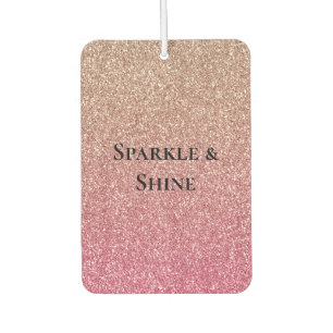 Bronze Pink Imitats Glitzer Autolufterfrischer