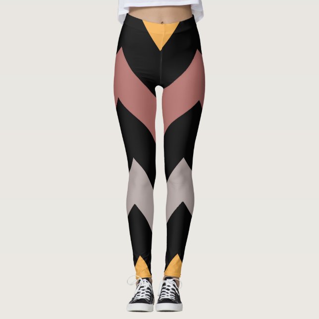 Bronze Silvered Gold Leggings (Vorderseite)