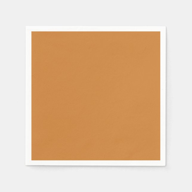 Bronze Standard Cocktail Paper Napkin Serviette (Vorderseite)