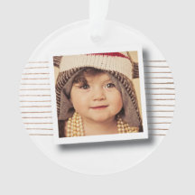 Bronze Streifen Weihnachtsbaum Foto Rahmen Ornamen