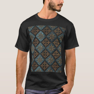 Bronze Textur mit Schnitzmuster. T-Shirt
