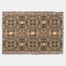 Bronze Tone Geometric Abstrakt Decke