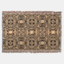 Bronze Tone Geometric Abstrakt Decke