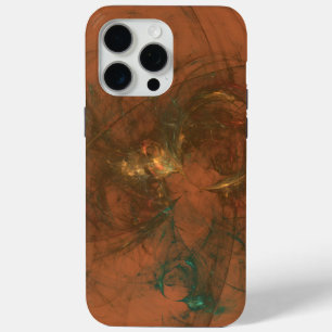Bronze- und Oliven-abstrakter Kunstkoffer Case-Mate iPhone Hülle