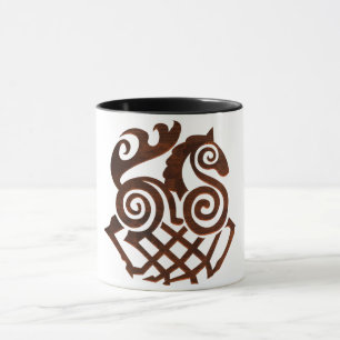Bronze-Viking-Pferd-Tasse Tasse