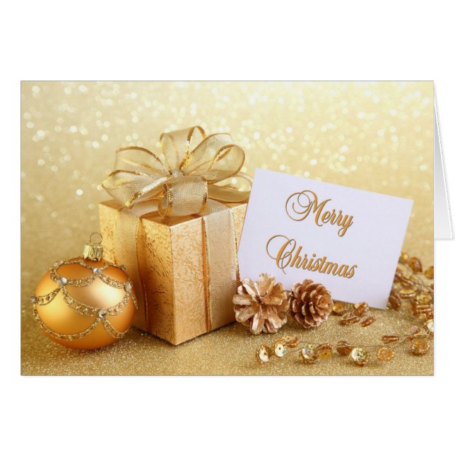 Bronze Weihnachten Gegenwart (Vorderseite (Horizontal))