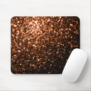 Bronzebraun-Imitat aus Kupfer Glitzer Glitzern Mousepad