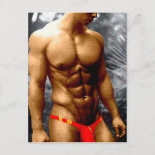 Bronzed Hunk Postkarte