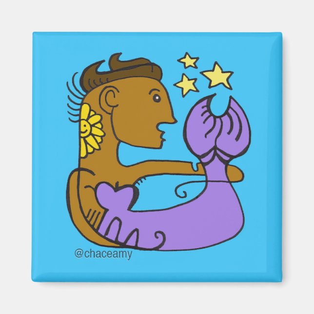 Bronzed Mermaid Beauty Magnet (Vorne)