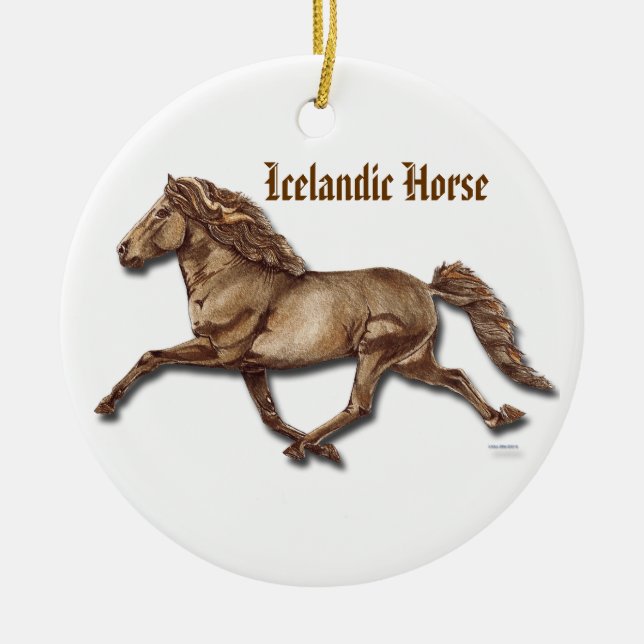 Bronzeisländer Keramikornament (Vorne)