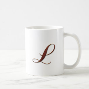 Bronzelehm-Monogramm-Tassen Tasse
