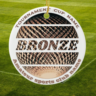 Bronzemedaille, 3. Platz Gewinner Keramik Ornament