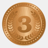 Bronzemedaille 3. Platz