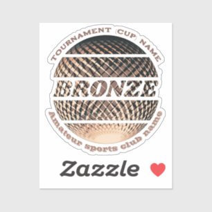 Bronzemedaille, Gewinner des 3. Aufkleber