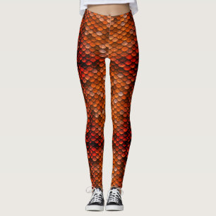Bronzemutter der Drache-Drache-Skala-Leggings Leggings