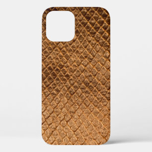 Bronzesnake-Lederleder mit Wavy-Textur Case-Mate iPhone Hülle